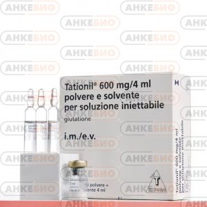 Tationil 600 мг/4 мл 10 ампул (Италия) фото